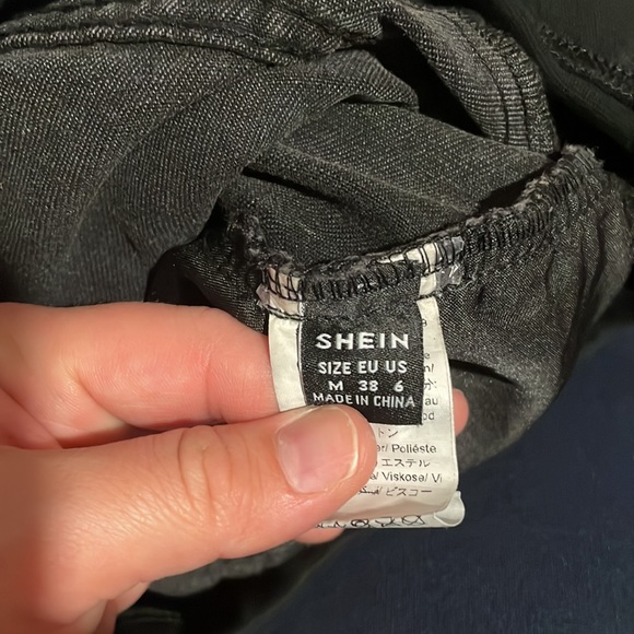 Shein Faded Black Maternity Jeans - Picture 5 of 6